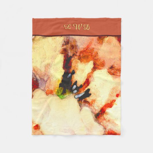 Couverture Polaire Prose Camellia - Sans Pros (Monogrammé) (Devant)