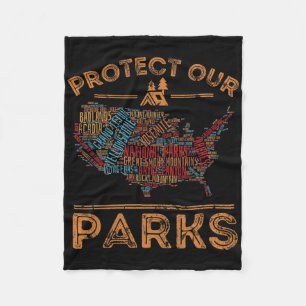 Couverture Polaire Protect Our Parks