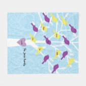 Couverture Polaire Protection de l'arbre généalogique personnalisée (Devant (Horizontal))