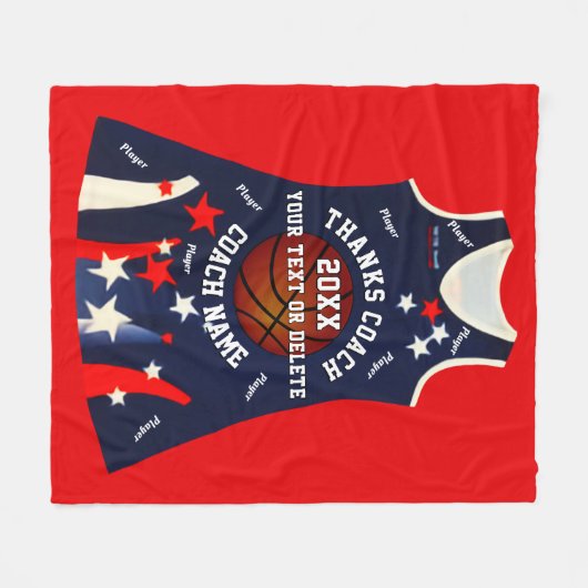 Couverture Polaire Protection NetBall personnalisée commandée (Devant (Horizontal))