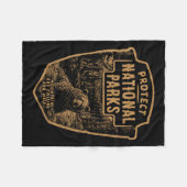 Couverture Polaire Protéger les parcs nationaux Résister (Devant (Horizontal))