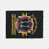 Couverture Polaire Protégez et servez la police (Devant (Horizontal))