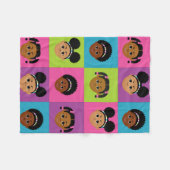 Couverture Polaire #Proud2BNaturalMe Blanches en polaire ! (Devant (Horizontal))