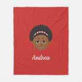 Couverture Polaire #Proud2BNaturalMe #DST Blanche polaire (Devant)