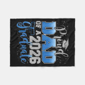 Couverture Polaire Proud Dad Of A Cl Of 2026 Graduate Senior Graduati (Devant (Horizontal))