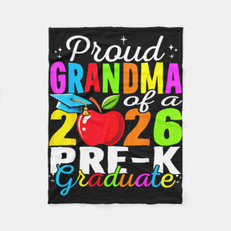 Couverture Polaire Proud grandma of 2026 pre-k graduate mothers day