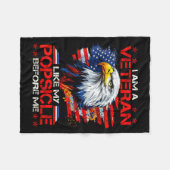 Couverture Polaire Proud I Am A Veteran Like My Psicle Before Me Vete (Devant (Horizontal))