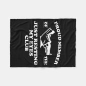 Couverture Polaire Proud Member Of The Just Resting My Eyes Club (Devant (Horizontal))