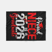 Couverture Polaire Proud Niece Of A Cl Of 2026 Graduate Senior Gradua (Devant (Horizontal))