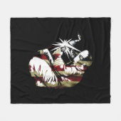 Couverture Polaire Proud Patriotic American Welder (Devant (Horizontal))