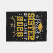 Couverture Polaire Proud Sister Of A Cl Of 2026 Graduate Senior Gradu (Devant (Horizontal))