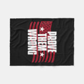 Couverture Polaire Prove Them Wrong Insrational Saying Motivational W (Devant (Horizontal))