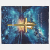 Couverture Polaire Proverbes 3:13 (Devant (Horizontal))