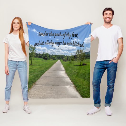 Couverture Polaire Proverbes 4:26 (En situation)