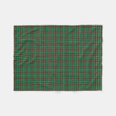 Couverture Polaire Province de tartan de Terre-Neuve (Devant (Horizontal))