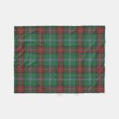 Couverture Polaire Province du Manitoba Tartan original (Devant (Horizontal))