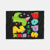 Couverture Polaire Ps Of The Two Rex 2nd Birthday Boy Dinosaur T-rex (Devant (Horizontal))