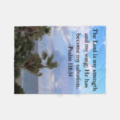 COUVERTURE POLAIRE PSALM 118:14 CONCEPTION PHOTOGRAPHIQUE SERENE OCEA (Devant (Horizontal))