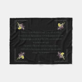 Couverture Polaire PSAUM 1:1-3 Botanic design, (Devant (Horizontal))
