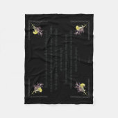 Couverture Polaire PSAUM 1:1-3 Botanic design, (Devant)