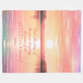 Couverture Polaire Psaume 113:3 (Devant (Horizontal))