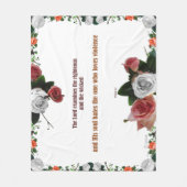 Couverture Polaire Psaume 11:5, No Violence (Devant)