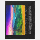 Couverture Polaire Psaume 121 (Devant)