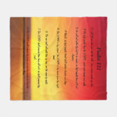 Couverture Polaire Psaume 121 (Devant (Horizontal))