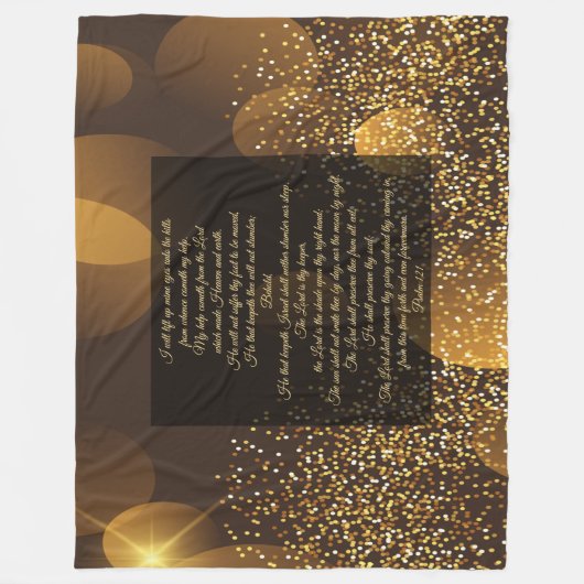 Couverture Polaire Psaume 121 (Devant)