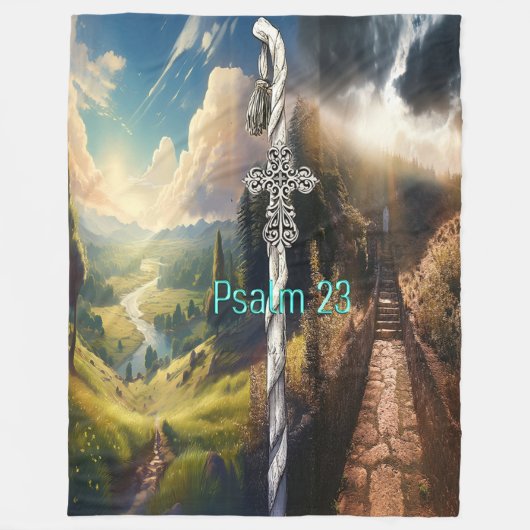Couverture Polaire Psaume 23 (Devant)