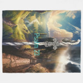 Couverture Polaire Psaume 23 (Devant (Horizontal))