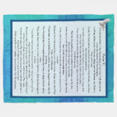 Couverture Polaire Psaume 91 (Devant (Horizontal))