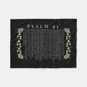 Couverture Polaire Psaume 91 Beaux Feuilles Eucalyptus (Devant (Horizontal))