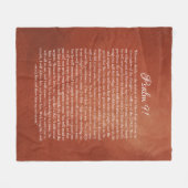 Couverture Polaire Psaume 91 pour la protection (Devant (Horizontal))