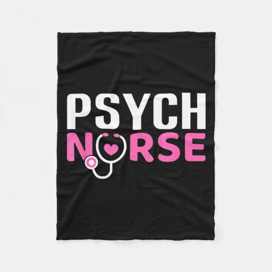 Couverture Polaire Psych Nurse Believe In Yourself Sitive Quote Desig (Devant)