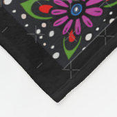 Couverture Polaire Psychedelic Flowers Dancing Bears Coloured Gratefu (Coin)