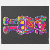 Couverture Polaire Psychedelic Kaw (Devant (Horizontal))