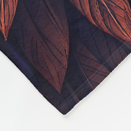 Couverture Polaire Psychedelic Owl: Neon Mandala Art (Coin)