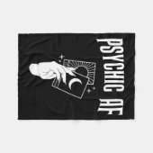 Couverture Polaire Psychic Af Funny New Age Occult Tarot Clairvoyant  (Devant (Horizontal))