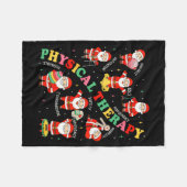 Couverture Polaire Pt Christmas Physical Therapy Santa Therast Xmas P (Devant (Horizontal))