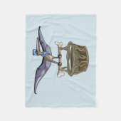 Couverture Polaire Pteranodon Portant Un Panier (Devant)
