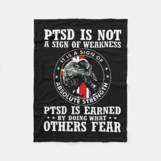 Couverture Polaire Ptsd N'Est Pas Un Signe De Faiblesse Ptsd Est Gagn