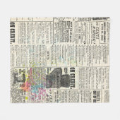 Couverture Polaire publicité vintage (Devant (Horizontal))