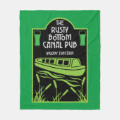 Couverture Polaire Pubs Narrowboat Canal (Devant)