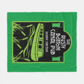 Couverture Polaire Pubs Narrowboat Canal (Devant (Horizontal))