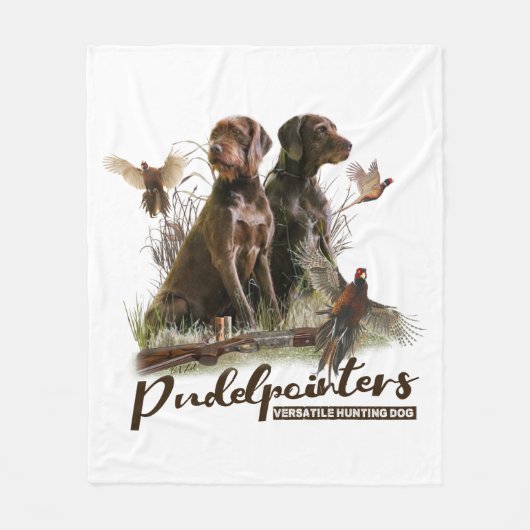 Couverture Polaire Pudelpointers, Chasse faisan (Devant)