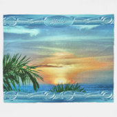 Couverture Polaire Puerto Sunset 1557 (Devant (Horizontal))