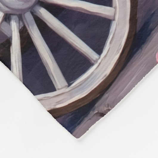 Couverture Polaire Pug Dog Valentine's Day (Coin)