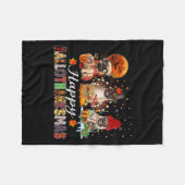 Couverture Polaire Pug Halloween Thanksgiving Christmas Happy Halloth (Devant (Horizontal))
