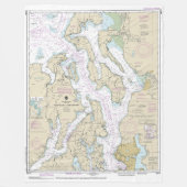 Couverture Polaire Puget Sound-Northern Part Graphique nautique 18441 (Devant)